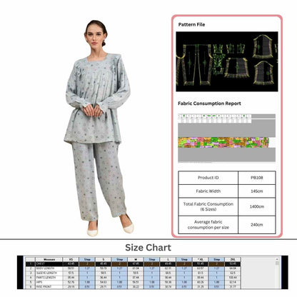 PB108 | Home Dresses | Pola Pattern | Polabook