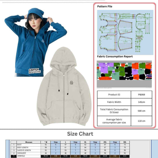 PB068 | Outerwear | Pola Pattern | Polabook