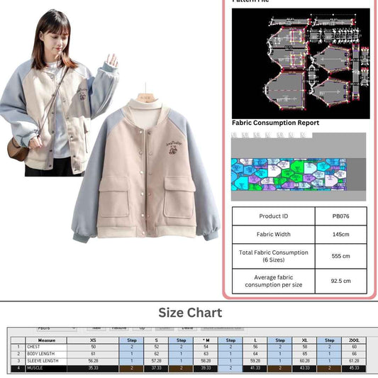 PB076|Outerwear| Pola Pattern | Polabook