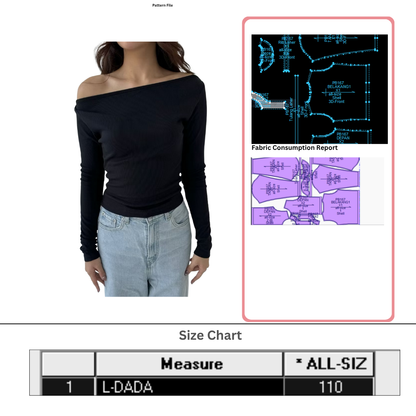 PB165 | Tops|  Women Collection  | Pola Pattern | Polabook