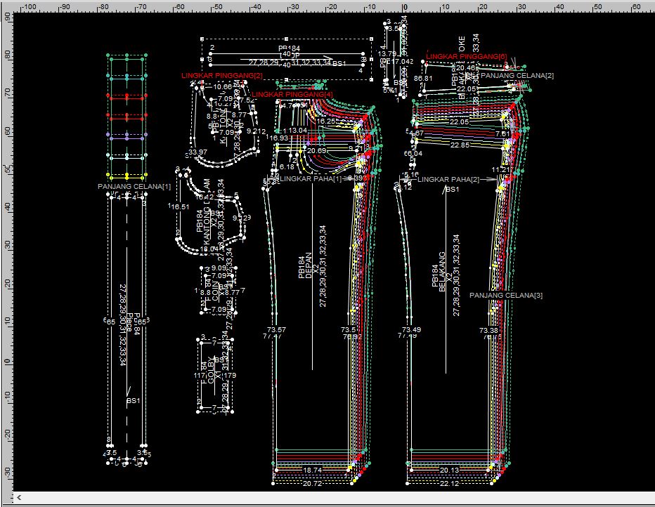 PB180 | Pants & Shorts |  Bottoms | Pola Pattern | Polabook