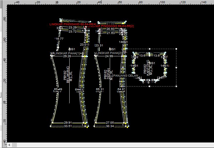 PB182 | Pants & Shorts | Bottoms | Pola Pattern | Polabook