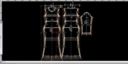 PB199 | Dress | Women Collection | Pola Pattern | Polabook