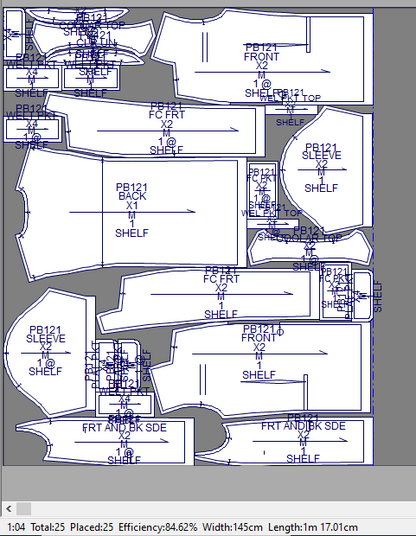 PB121 | Baju Dokter | Office Wear| Pola Pattern | Polabook