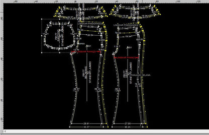 PB177 | Pants & Shorts | Bottoms | Pola Pattern | Polabook