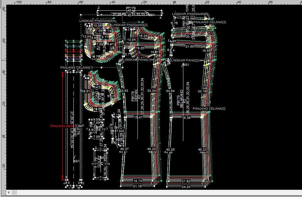 PB179 | Pants & Shorts | Bottoms | Pola Pattern | Polabook