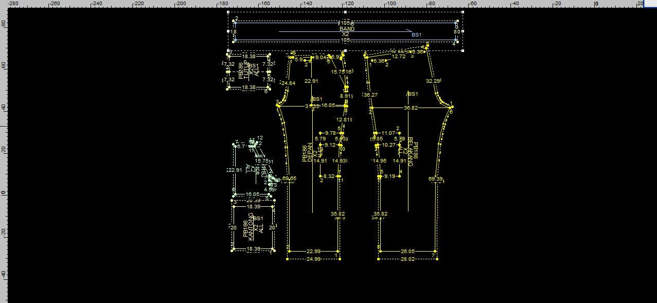 PB186 | Pants & Shorts |  Bottoms | Women Collection  | Pola Pattern | Polabook