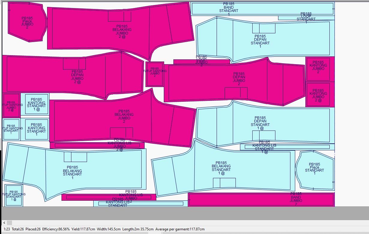 PB185 | Pants & Shorts |  Bottoms |  Women Collection| Pola Pattern | Polabook